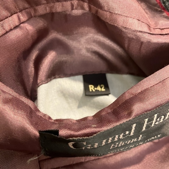 Chereskin Camel Hair Blend Blazer Gray Checkered Sports Coat Jacket Mens 42R - Picture 8 of 9